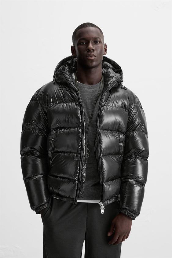 Solid Color Hooded Bright Color down Padded Coats for Men Autumn Winter Thermal Insulation High-Quality Fabric Comfortable Skin